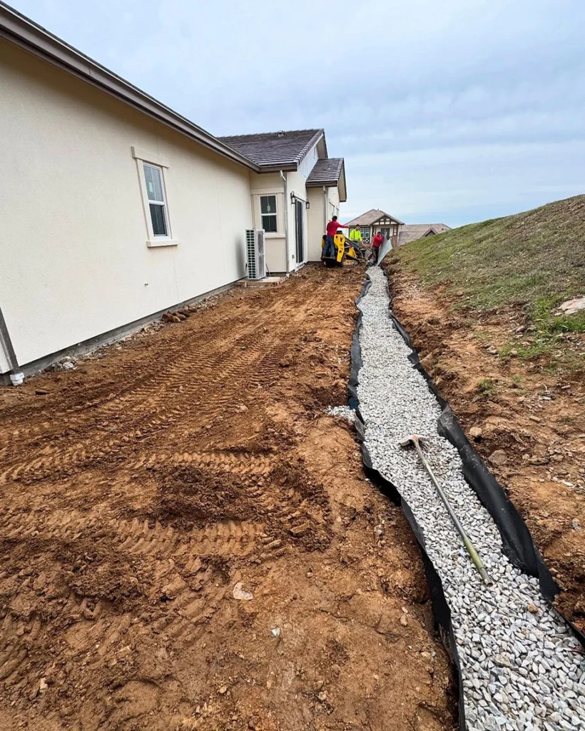 French Drain Install in El Dorado Hills 2