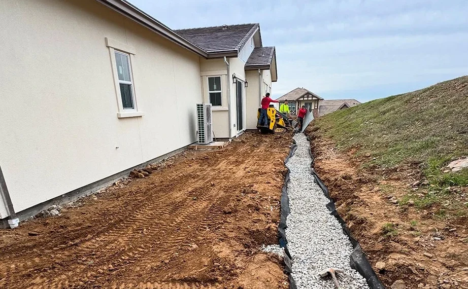French Drain Install in El Dorado Hills 2
