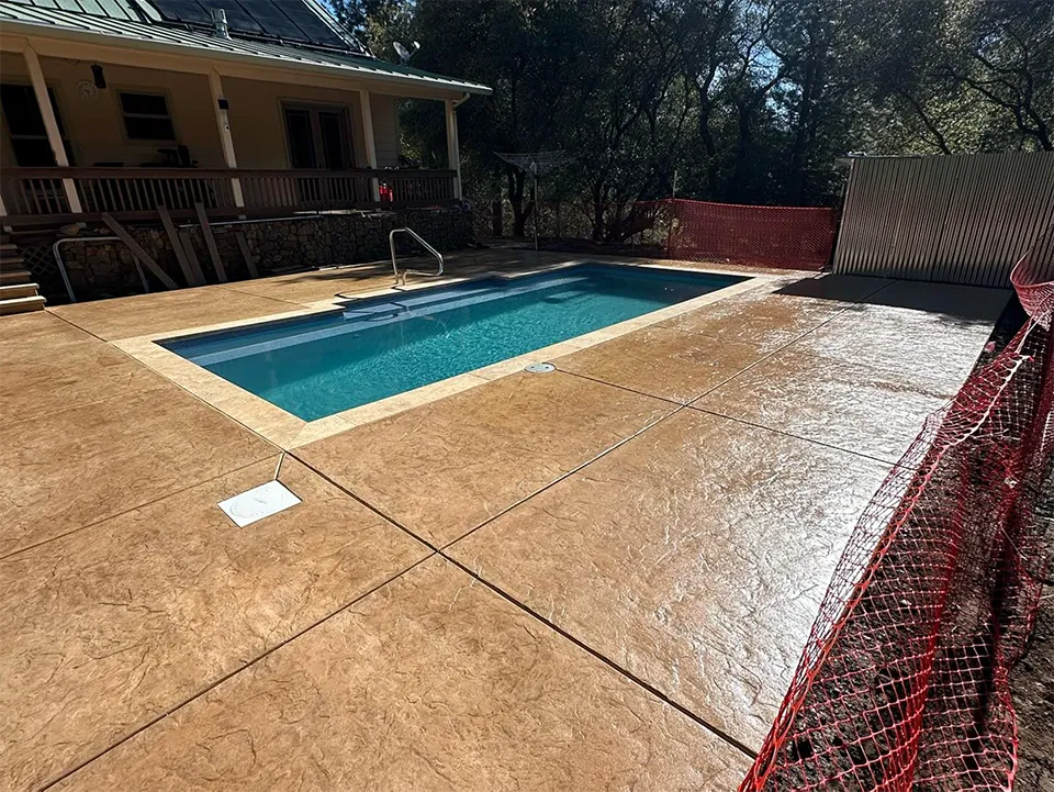 Earth Colored Concrete Stains